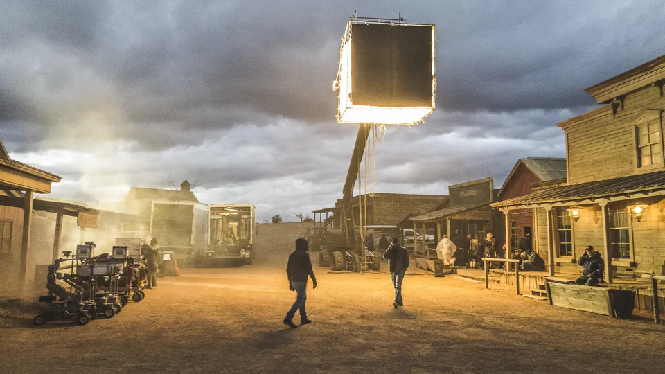 Western, on set